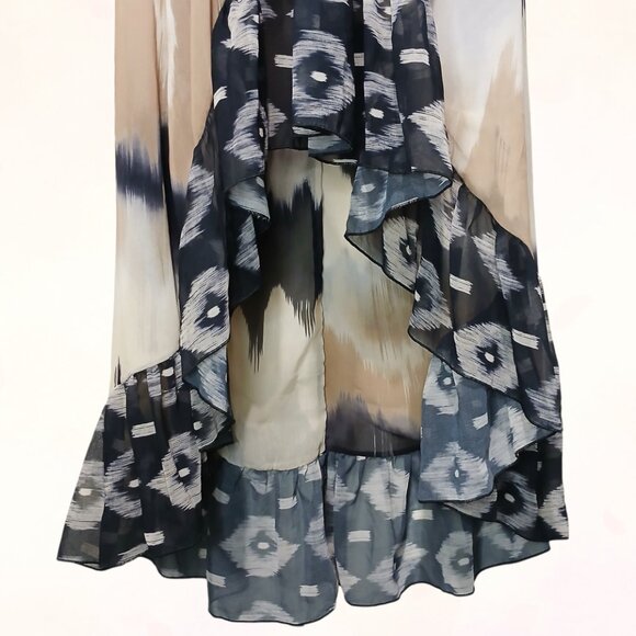 Sweet Pea by Stacy Frati Tie and Dye Stretchy Waist High Low Maxi Dress Size M - Picture 7 of 14